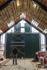 Historic Boathouse doors by Lyman-Morse Technologies